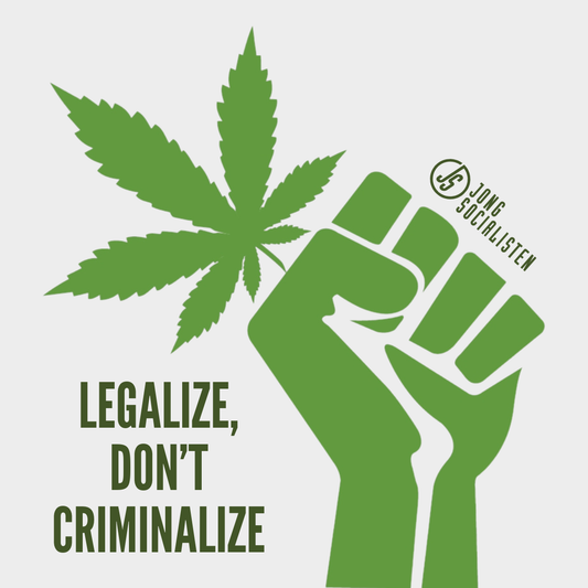 Sticker 'Legalize' (vierkant)